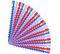 Homoyoyo Spiral Hair Curlers 20Pcs Plastic Perm Rods for Manual Curling and Secure Hold Styling Tool for Women Home Or Salon Use Random Color
