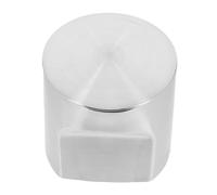 Homoyoyo Stainless Steel Bathroom Door Pull Handle Public Restroom Partition Knob with Ergonomic Grip Easy Installation for Toilet Privacy Doors