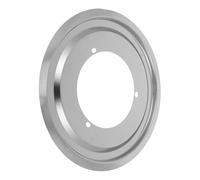 Homoyoyo Stainless Steel Gas Stove Drip Pans Thickened Round Burner Replacement Easy to Clean Spill Tray for Tabletop and Built Stoves Drip Catcher for Maintaining Clean Burners