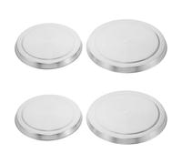 Homoyoyo Stainless Steel Induction Cooktop Hood 4-piece Set Cooktop Protector Stove Top Covers Cooking Mat Pan Covers Kitchenware Home Decor