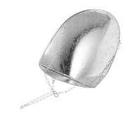 Homoyoyo Stainless Steel Industrial Weighing Scoop Pan with Chain Hanging Scale Tray Attachment for Mechanical Dial and Pocket Crane Scales Easy-clean Food and Grocery Load Support