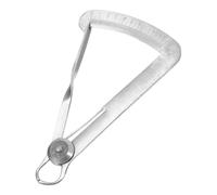 Homoyoyo Stainless Steel inside Diameter Caliper Gauge, Wax Thickness Measuring Tool, Precision Internal Thickness Caliper for Jewelry and Ring Measurement