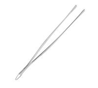 Homoyoyo Stainless Steel Kitchen Tweezers Long with Hook Precision Cooking Tongs for BBQ Grilling Seafood Steak and Appetizer Serving Essential Food Tweezer for Home and Restaurant Use