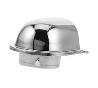 Homoyoyo Stainless Steel Round Air Vent Cover with Protective Rain Hood Durable Ducting Grille for Indoor and Outdoor Use Optimal Airflow Integration for Bathroom and Home Ventilation