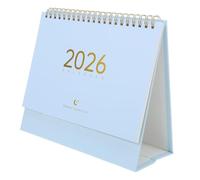 Homoyoyo Standing Flip Desk Calendar Small Creative Desktop Ornament Planner and Habit Tracker for Office Use Daily Date Display Organizer