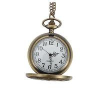 Homoyoyo Steampunk Vintage Pocket Watch Chain Bronze Roman Numerals Quartz Movement Elegant Design for Collectors and Special Occasions