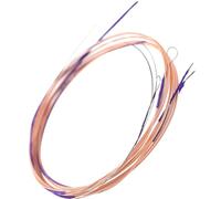 Homoyoyo Steel Pipa Strings 4Pcs Set for Chinese Lute Practice Rich Overtone and Uniform Sound Quality