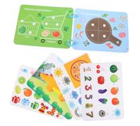 Homoyoyo Sticker Book for Boys and Girls Early Educational Fun Stickers Preschool Learning Activity for Cognitive Development Portable Quiet Toy for Toddlers Safe Materials for Birthdays