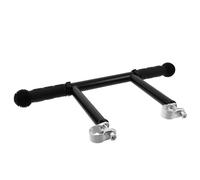 Homoyoyo Stroller Handle Extension Bar 22mm Black Pushchair Armrest Lengthener Compatible Prams and Trolleys for Family Outings and Everyday Use