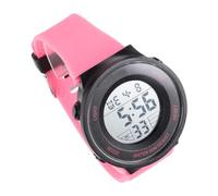 Homoyoyo Student Luminous Waterproof Electronic Watch Pink Multifunctional Sports Wristwatch for Swimming Running 12/24 Hour System Comfortable Wear