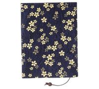 Homoyoyo Stylish Gold Stamping Book Protector Adjustable Cloth Sleeve for Students Tear-Resistant Cover Creative Pattern Book Cover for Public Reading and Class Use