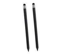 Homoyoyo Stylus Pens with Comfortable Grip and Sleek Plastic Design Black 2pcs for Phones and Touch Screens for Writing and Drawing on Tablets and Phones