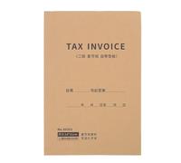 Homoyoyo Tax Invoice Book 2-Part Duplicate Receipt Pads, 100 Pages Self-Employed Business Receipt Forms for Financial Records and Order Management in English