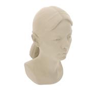 Homoyoyo Teen Girl Bust Sculpture Resin Drawing Model for Life Drawing and Painting Sketch Teaching Artistic Resin Statue for Art Students and Hobbyists Decorative and Practical Craft Bust
