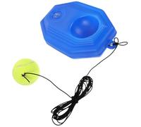 Homoyoyo Tennis Training Base with Sturdy Rebound Ball and Adjustable Rope, Single Player Tennis Trainer Equipment for Practice and Sports Training Random Style