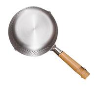 Homoyoyo Thickened Stainless Steel Soup Pot with Handle Japanese-Style Milk Pan for Instant Noodles and Food Cooking Saucepan Suitable for All Stove Tops
