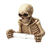 Homoyoyo Toilet Paper Holder Skull Paper Roll Mount Easy Installation Home Bathroom Decor