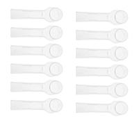 Homoyoyo Toothbrush Covers with Design, Easy to Use 12pcs Protective Caps Made of Sturdy Abs Material and Fit Toothbrush Well, for Hiking and Business Trips