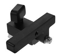 Homoyoyo Track Stop Block for Woodworking with Square Handle Fence Flip Stop Durable Wear Resistant Limiter Strong Clamping Force Easy Sliding and Fixing in T Slot Rails
