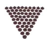 Homoyoyo Train Scenery Supplies Train Diorama Trees Stand 50Pcs Plastic Model Trees Stand for Diorama Crafts Adjustable DIY Assembly Realistic Design Brown Stability Holder