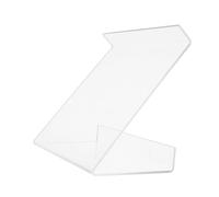 Homoyoyo Transparent Acrylic Desk Phone Stand Heavy Duty Telephone Holder for Office and Home Use Non-slip Clear Landline Organizer Compatible with Various Models Minimalist Desktop Display