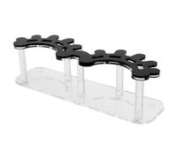 Homoyoyo Transparent Acrylic Lash Tweezer Holder with Stable Base for Eyelash Extensions Organizer Rack for Beauty Salons and Lash Technicians Tweezers Display Shelf