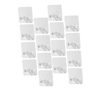 Homoyoyo Transparent Self Adhesive Wall Mounted Socket Hooks Strong Stickness Plug and Power Line Holders for Organizing Cables Plastic Surfaces Easy Installation and Damage Removal