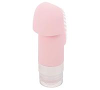 Homoyoyo Travel Silicone Toiletry Bottles Leakproof Liquid Container for Shampoo Lotion Portable Refillable Travel Liquid Dispenser with Press Design for Men and Women