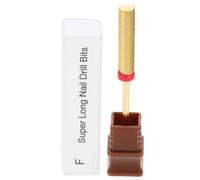 Homoyoyo Tungsten Steel Nail Drill Bit 24mm Extra Long Cylinder Nail Bits Manicure Supplies for Women