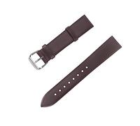 Homoyoyo Ultrathin Cattlehide Leather Watch Strap Durable Quick Release Band Dark Brown Classic Stylish Design for Comfortable Wear