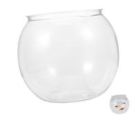 Homoyoyo Unbreakable Transparent Globe Fish Tank Decorative Fish Container for Stylish Living Bowl Desktop Decor