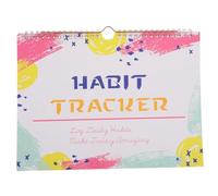 Homoyoyo Undated Spiral Habit Tracker Planner with Weekly Layout for Goal Setting and Productivity Boost Creative Monthly Journal with Ample Note Space and Color Coding