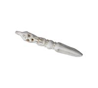 Homoyoyo Unique Design Buddhist Necklace Pendant Made of Sturdy Ox Bone with Delicate Detail Decoration, Mindful Breathing Amulet Necklace Bringing more Peace in Mind, for Traveling or Prom