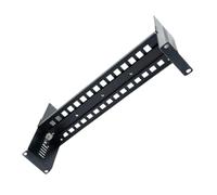 Homoyoyo Universal 19 Inch Rack Mount Bracket for Network Ethernet Switch and Media Converter, Aluminium Alloy with Adjustable Depth and 2u Size, Enhances Cable Management in Enterprise
