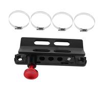 Homoyoyo Universal Extinguisher Mount Fire Extinguisher Metal Bracket Quick Release Holder Black