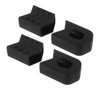 Homoyoyo Universal Silicone Bike Crank Boot Covers for Road and Gravel | Black Textured Finish, Abrasion Resistance, Fits Crankset and Pedal Interface Area, Sleek Modern Style