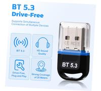 Homoyoyo Usb Adapter Audio Transmitter Receiver Ultra-compact Wireless Adapter for Laptop Desktop Wide Compatibility Speakers Headsets Stable Connection up to Easy Pairing Use