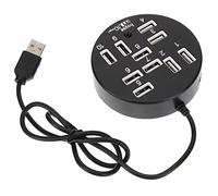 Homoyoyo USB Hub Extension USB Multiport Expander for Laptop Desktop with 10 Ports High-Speed Data Transfer Splitter for Multiple Devices Home Office Use