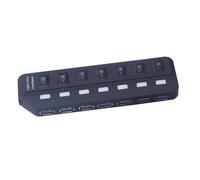 Homoyoyo USB Hub Port Multi-port Data USB Hub Expansion Transfer Adapter for Laptop Computer Use at Home Office