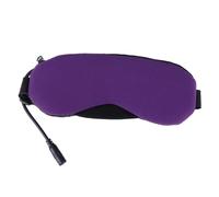 Homoyoyo USB Steam Eye Mask with Cooling Ice Pack for Sleep Unisex Blindfold with Auto Power Off Light Blocking Comfort for Home Office Travel Purple Unscented