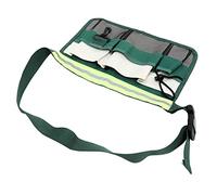 Homoyoyo Utility Belt Pouch for Gardeners Adjustable Tool Waist Belt Seven Pockets Reflective Strips for Professionals Salons Cafes and Hotels
