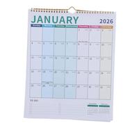 Homoyoyo Vertical Hanging Wall Calendar Months with International Holidays Thick Paper Office Organizer Planner for Home School Work Scheduling