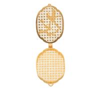 Homoyoyo Vietnamese Magpie Hollowout Aromatherapy Pendant Necklace for Women Vintage Copper Essential Oil Diffuser Locket Portable Scent Diffuser Jewelry for Daily Wear and Special