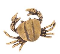 Homoyoyo Vintage Brass Figurine Desk Ornament Antique Style Brass Decor for Room and Office Tabletop Display