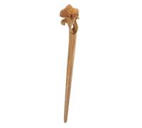 Homoyoyo Vintage Chinese Wooden Hair Stick Green Sandalwood Hair Chopsticks for Elegant Bun Hairstyles for Women