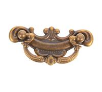 Homoyoyo Vintage Copper Door Handle Retro Cabinet Knob Drawer Pulls for Wardrobe Cupboard Furniture Replacement Easy to Install Classic Antique Style
