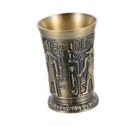 Homoyoyo Vintage Egyptian Wine Cup Capacity Creative Liquor Holder for Weddings Parties Cocktail Tastings Decorative Goblet with Stable Base