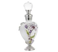 Homoyoyo Vintage Hand-painted 10ml Glass Essential Oil Bottle Empty Delicate Aroma Container for Home Aromatherapy Desktop Decoration