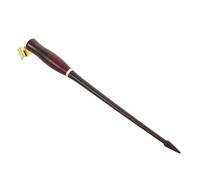 Homoyoyo Vintage Oblique Calligraphy Pen Holder for English Calligraphy Beginners Wooden Round Floral Dip Pen Handle with Flange for Writing Drawing and Mapping Comfortable Grip Reduces