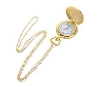Homoyoyo Vintage Pocket Watch Arabic Numerals Zodiac Snake Design Men Women Chinese Watch Chain for Graduation Fathers Day Birthday